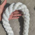 一护安全绳国标带挂钩 三股尼龙软绳锦纶材质18mm粗-100米