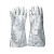 美康（meikang） 隔热手套 铝箔耐1000度高温 防烫隔热手套 长46cm MKP-0501 银白 