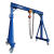 定制龙门吊移动龙门架小型升降式电动葫芦吊架简易手推龙门架 一吨高3米宽3米