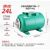 沁度定制欧韩全自动冷热水自吸泵自来水增压泵水井抽水泵OHZ-250A220VSN2982 压力罐24L