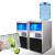 鸣固 ZL2876制冰机商用全自动冰块机奶茶店方冰小型不锈钢机身制冰机 50冰格