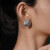 BOIGO925银耳钉女轻奢夸张肌理贝壳耳环女小众设计高级感时髦百搭耳饰