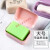 洗衣肥皂盒带盖大号卫生间沥水个性创意学生宿舍便捷香皂盒双层 卐米色+粉色两个装 XL