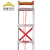 金能电力  JN-LHT-02-6M铝合金梯子加厚伸缩梯升降单梯 工程梯子单面多功能户外升降直梯展开6米