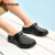 斯凯奇（Skechers）男鞋洞洞鞋夏季沙滩凉鞋透气外穿拖鞋轻质泡泡鞋 全黑色/BBK 43