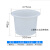 加厚牛筋大桶塑料圆桶发酵酿酒桶养殖水缸洗澡桶 50升牛筋桶