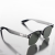 定制电焊专用防光防电弧玻璃镜片防打眼飞溅防护眼镜焊护眼护目镜 G15浅绿色镜片浅色 单幅眼镜
