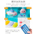 好沐音（haomuyin）婴儿玩具婴儿健身架器脚踏钢琴0-3-6月1岁新生儿宝宝音乐玩具 布鲁蓝(蓝牙款)