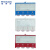 稳斯坦 WST054 磁性标签卡 标识牌 货架仓库管理卡 带齿轮物料卡 仓位计数卡 (白四轮6.5*10)