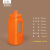 食品级果酱瓶商用奶茶店专用塑料瓶分装瓶包装瓶空瓶1L2升公斤KG 2.5L橙色