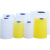 PE加药桶加厚耐强酸强碱腐蚀污水处理白色黄色塑料加药装置搅拌桶 方80L加药箱加厚款