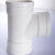 蓉贝特塑料三通接头水管PVC接口自来管道水管件配件-PVC-20/50/50mm 三通 50个装