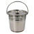 铁桶不锈钢水桶圆桶大容量储水桶手提幼儿园食堂铁皮桶油桶定制 不锈钢防滑水勺