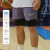 鲁伊森find better短裤2024夏季美式篮球短裤休闲跑步运动裤透气速干沙 桔红色【FB设计】 3XL （150-170斤）