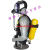 GJXBP空气呼吸器正压式6.8L纤维碳瓶RHZKF9升便携式过滤面罩消防3c认证 9L碳纤维呼吸器