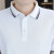 啄木鸟（TUCANO）短袖t恤男士夏季商务休闲韩版纯色polo透气百搭上衣男装 灰蓝 2XL