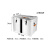 海斯迪克 不锈钢保温箱 冷藏保鲜箱外卖配送箱存储箱周转箱 65L HKCX-365