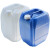 塑料桶化工堆码桶5/10/25/30/50L升废液酒精消毒水包装密封加厚桶 30L蓝色款