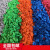 完壮epdm橡胶颗粒塑胶彩色室外地胶跑道幼儿园地坪地面地垫材料 铁红色颗粒一包25Kg 常用色