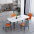 乐真玛伦堡 MARRUBOB餐桌椅组合现代简约家用岩板小户型经济型餐厅长 椅子2把 0m 1.2*0.7
