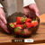 利瑞芬锤纹玻璃碗沙拉碗碟套装家用水果盘创意餐具甜品碗