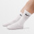 耐克（NIKE）袜子男袜女袜2024新款三双装运动袜舒适保暖棉袜训练袜舒适篮球袜 SX7676-100/白色长筒袜  L（建议42-46码）