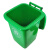 兰诗（LAUTEE）LJT2209 绿色50L户外桶 带盖垃圾桶