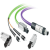 四芯双屏蔽网线工业以太网Profinet总线电缆6xv1840-2ah10