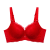 欧迪芬（Ordifen）软钢圈调整型文胸蕾丝内衣女小胸聚拢大胸显小收副乳胸罩 中国红 70A