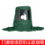 防护面罩具防粉尘头罩打砂帽喷砂专用油漆喷漆帽工业打磨劳保 绿帆布披肩帽 弯玻璃面屏
