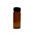 2/4/5/10/15/20/30/40/60ml透明/棕色玻璃螺口顶空瓶进样瓶样品瓶Z 15ml棕色含盖垫无刻度