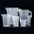 BIOSHARP LIFE SCIENCES BS-HC-029 500ML半柄塑料刻度量杯 6个装