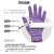 手套干活用的 夏季薄款尼龙线 透气工作耐磨手套劳保弹力 紫色尼龙手套(12双) L