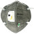 3M9541V 15个/盒 KN95活性炭防异味汽车尾气防尘防护口罩耳带式