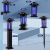 思米达 户外太阳能灭蚊灯（地插式）LED紫光 2400mWH 室内外灭蝇灯诱捕式防水驱蚊灯（150㎡以上）