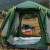 佐达森 大帐篷户外防暴雨家庭露营装备2-3人4-5人双层全自动六角套装 标准款翠绿套餐5