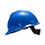 梅思安/MSA PE标准型安全帽 超爱戴帽衬 新国标蓝色 针织布吸汗带 D型下颏带 1顶 可印字