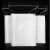 PLJ20丝加厚透明自封袋密封口塑料袋小号收纳袋大号包装袋子批发3 白边12号20丝(450MM*350MM)