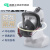 LISM防尘口罩电焊面罩工业粉尘打磨消防透气体喷漆仿甲醛化工防毒面具 面具+3号过滤盒