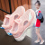 LIHM U官方女童鞋子夏季镂空包头网面凉鞋中大童女孩儿童运动单 粉红色 27码