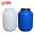 鸣固 ZJ6381 水桶塑料酵素桶 水果发酵桶蜂蜜酿酒泡菜储水 60升白桶黑盖