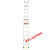 梯子工程梯铝合金加厚便携单面靠墙升降折叠梯4-12米伸缩长梯 伸9米/缩5.2米/5.0厚