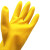 橡胶手套乳胶手套家务手套洗碗手套黄色大号胶皮橡胶牛筋不漏耐油清洁刷碗 牛牌乳胶手套5双价 L
