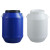 浦丰 圆形化工桶法兰桶酵素桶塑料桶沤肥耐摔水桶带盖胶桶25L白色常规款PFY37