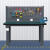 欧思泰 工作台重型钳工台电子维修桌实验室试验台流水线操作台 1.5米+单挂板 工业灰