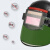 可更换电池电焊面罩自动变光防烤脸防护焊工专用头戴式可调节暗度 面罩一套+10片保护片(送牛皮手套)