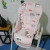 babycare儿童餐椅原装坐垫KUB 宝宝皮座套适用 藏青动物园 防水透气牛津布