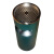 南 GPX-12B 丽格王 南方座地烟灰桶 垃圾桶公用不锈钢垃圾箱果皮桶 墨绿色 内桶容量12升
