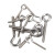 中部工品 钢丝绳拉紧器 不锈钢钩圈螺丝 羊眼螺丝 一个价 M10