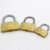 祁衡 铜挂锁 小锁头 铜锁 小锁头 箱锁 柜门锁  50mm铜挂锁 通开  一个价